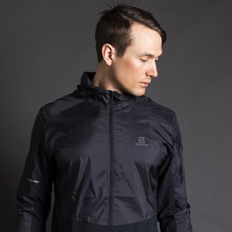 "SALOMON" AGILE FZ HOODIE M "SALOMON" AGILE FZ HOODIE M